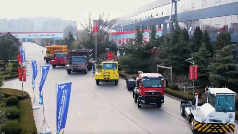 Sinotruk  jian  Special truck  company  post new 150 tons  mine dump truck