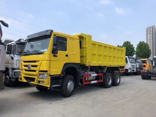 Sinotruk 400hp Howo dump truck export to Djibouti
