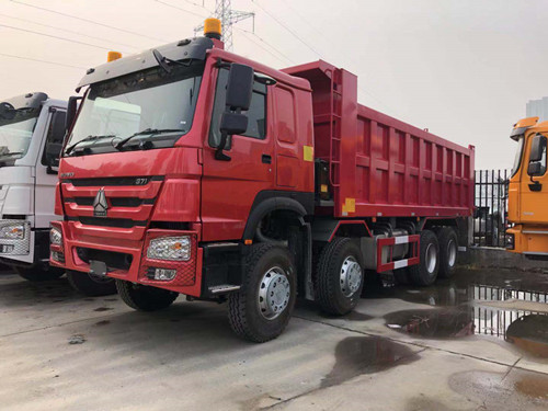 Sinotruk Howo 8x4 371hp dump truck for Zambia