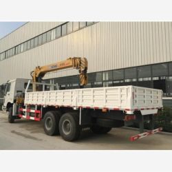 sinotruk howo 6x4crane truck 12 tons
